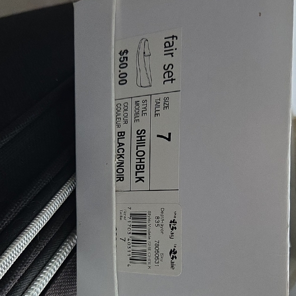 Women's Black Loafers - Picture 3 of 3